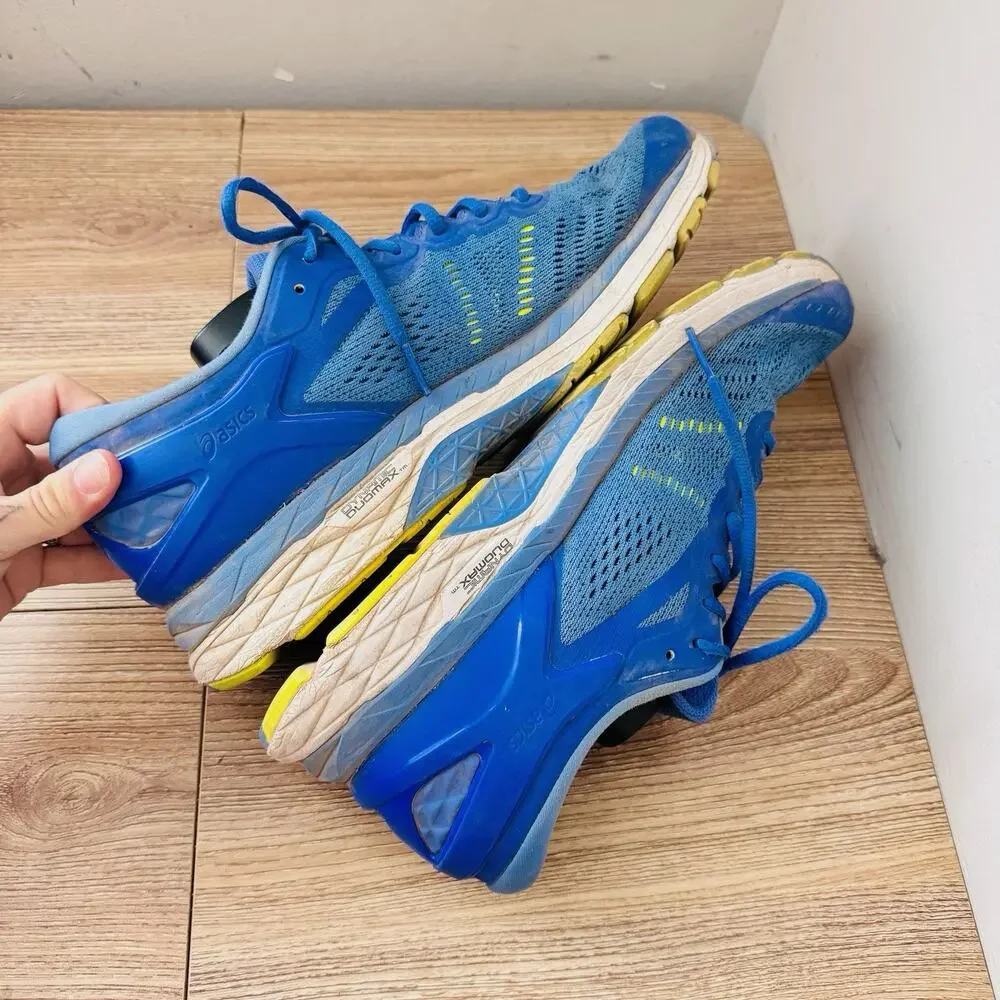 ASICS Gel-Kayano 24 women's running shoes Blue Size 11.5